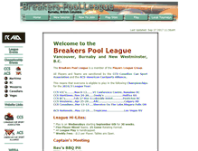 Tablet Screenshot of breakers.pplms.ca